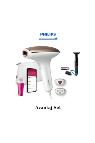 Philips Lumea Advanced BRI924 IPL Lazer Epilasyon Aleti + Lazer Öncesi Vücut Tıraş Makinesi﻿﻿