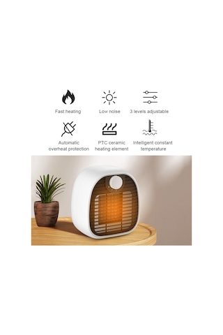 Wezone Taşınabilir 1000w Ptc Seramik Ofis/ev Isıtıcı - Kompakt Ve Verimli