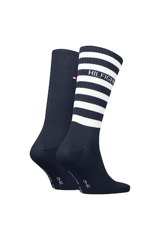 Tommy Hilfiger Th Men Sport Sock 2p Breton Strı Erkek Mavi Çorap - S701236735 Mavi