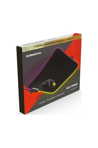 Steelseries Qck Prism Cloth (Kumaş) Medium Rgb Oyun Mousepad