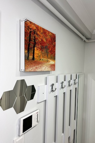 No77decor Sigorta Saklama Kutusu Aynı Zamanda Sonbahar Manzaralı Tablo