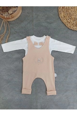 Veraura Lifestyle 3-6 6-9 9-12 Ay Oyuncaklı Altınbaşak 5li Kız Erkek Bebek Takımı Buğday