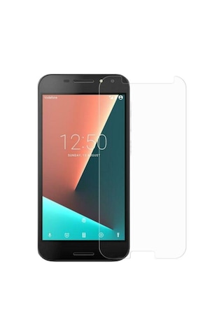 Vodafone Smart N8 Nano Kırılmaz Cam Ekran Koruyucu Şeffaf