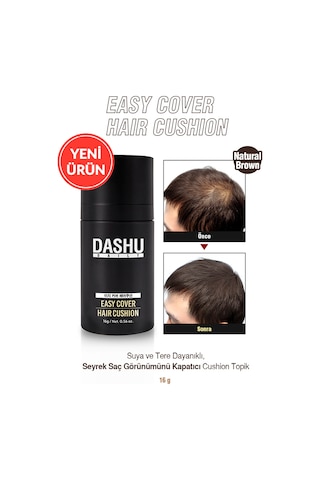 Dashu Daily Easy Cover Hair Cushion Brown