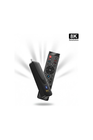 Android 14 Tv Stick 8k Ultra Hd 5g Wifi Bluetooth 4 Çekirdek Mini Medya Oynatıcı
