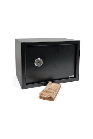Para Kasası Anahtarlı Çelik Kasa 25X35X25Cm 2 Boy Cf009 25X35X25 - Cf009