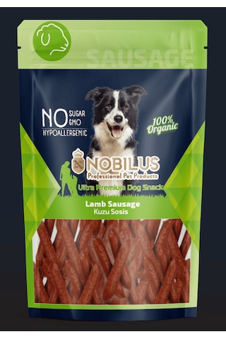 Nobılus Kuzu Sosis Köpek Ödül Maması 80g