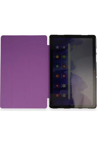 Newface Apple İpad Uyumlu Mini 3 Kılıf Tablet Smart Kılıf - Mor Arka Kapak