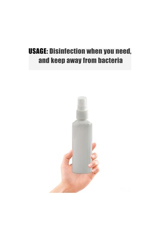 Monyee Pp Malzeme Dezenfektan Sprey Flaske, 50ml Taşınabilir Beyaz Kapsül, Kolay Taşıma Ve Etkili Temizlik Beyaz