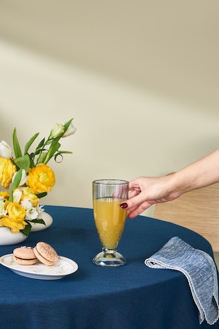 Karaca Minton Meşrubat Bardağı Açık Mavi Mavi