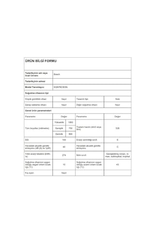 Bosch KGN76CIE0N 526 LT No-Frost Kombi Tipi Buzdolabı