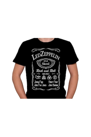 Led Zeppelin Rock And Roll Music Tişört Unisex T-shirt 001