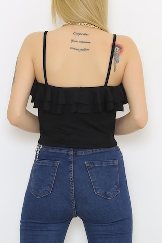 Zhlbutik Yaka Fırfırlı Bluz Atlet 001