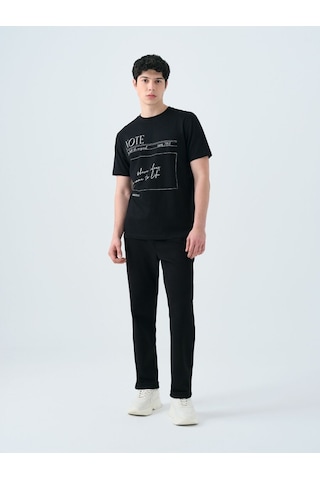 Loft Regular Fit Erkek Eşofman Altı Lf2039613 Q1.v1 Siyah