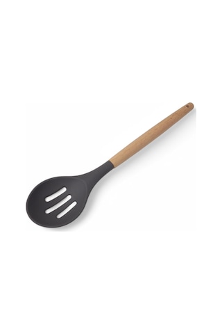 Deconox Bambu Saplı Silikon Delikli Servis Kaşığı, Bambu Uzun Silikon Delikli Servi Kaşığı 27cm 3 Re Sku: Smg8690010540751
