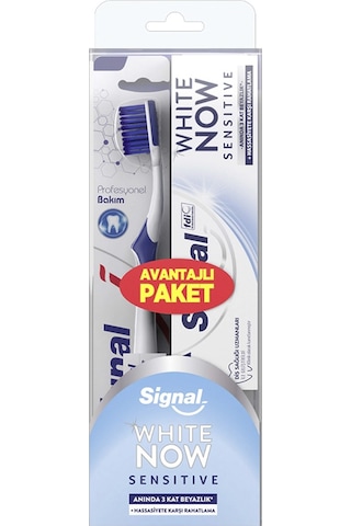 Signal White Now Sensitive Diş Macunu 75 ML + Diş Fırçası