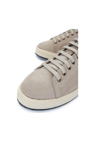 Tamer Tanca Erkek Hakiki Deri Bej Süet Sneakers & Spor Ayakkabı 1093 0046 Erk Ayk Y25 Bej Suet Bej