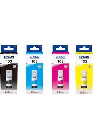 Epson 103 Takım Mürekkep L3110/L3111/L3150/L3151/L4150 .