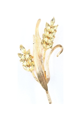 Buğday Başağı Broş. Altın Buğday Başağı Broş. Yaka İğnesi Broş. Kadın Broş. Erkek Broş. Broş. Unisex Gold