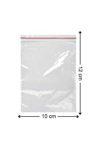 Kilitli Torba Kilitli Poşet 10X12 Cm 100 Adet