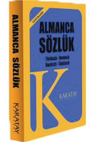 4E Almanca Sözlük Cep Tipi Plastik 1.Hamur Karatay Yayınevi