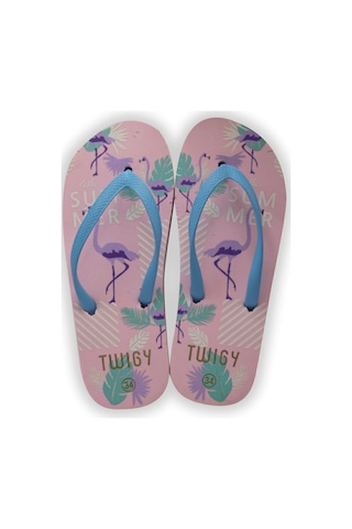 Twigy Haya Çocuk Parmak Arası Terlik Pembe 28/35 WPP0863 Pembe