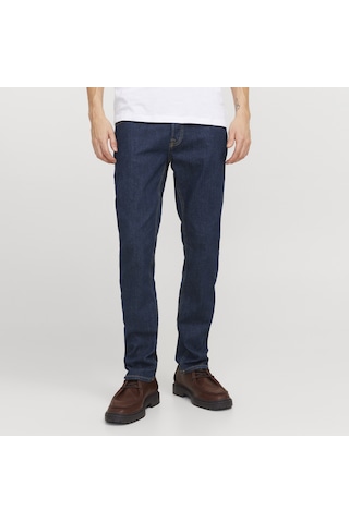 Jack & Jones Erkek Dar Kesim Düsük Bel Jean - Glenn - 12259062 Blue Denim