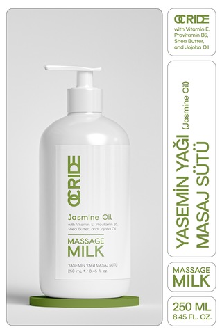 Doğal Yasemin Yağı Masaj Sütü 250 Ml Canlandırıcı Ve Nemlendirici Bakım, Masaj Yağı Kremi