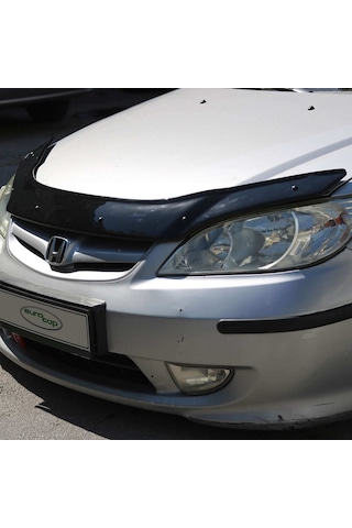 Eurocap Honda Civic 7 Ön Kaput Koruyucu Rüzgarlık 3Mm Abs 01-0