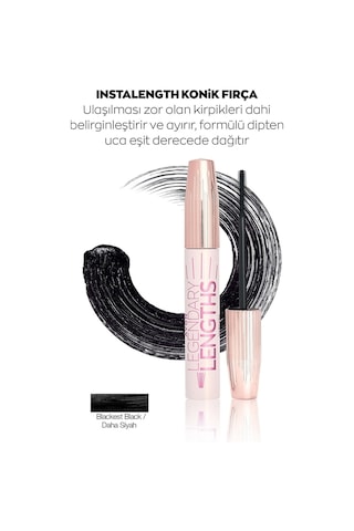 Avon Legendary Lengths Hacim Ve Uzunluk Veren Siyah Maskara 10 ML 3'lü