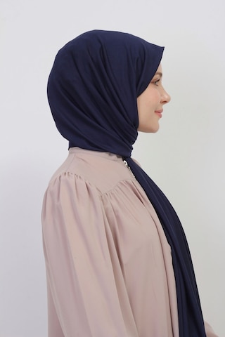 Manolyaşal İslamic Hijab Tesettür Penye Şal - 70 X 180 / Lacivert Lacivert