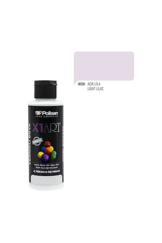 Polisan X1Art Vernikli Hobi Boyası 120Ml - 0028 Açık Lila