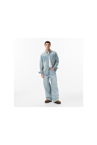 Karl Kani Og Western Denim Erkek Mavi Ceket Km253-007-1 Mavi
