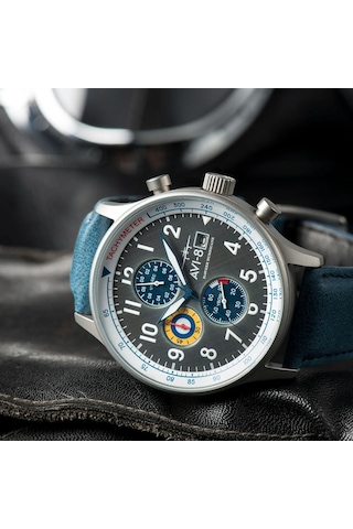 Avı-8 Hawker Hurricane Av-4011-0f Erkek Kol Saati Altın
