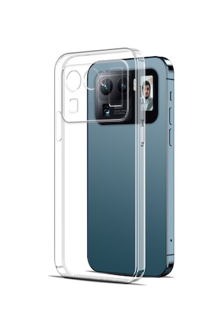 Xiaomi Mi 11 Ultra Kılıf Zore Süper Silikon Kapak Renksiz