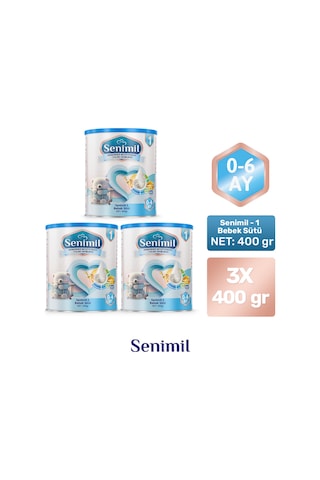 Senimil 1 Bebek Sütü 400 G 3 Adet