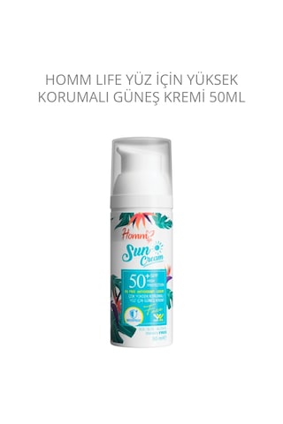 Homm Life Yüz İçin Yüksek Korumalı Güneş Kremi Homm Life Yüz İçin Yüksek Korumalı Güneş Kremi