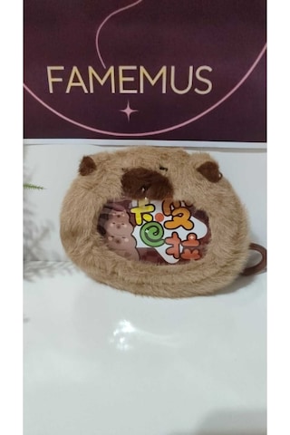 Lüsk Kaliteli Caypara Peluş Cüzdan Anahtarlık 12 Cm