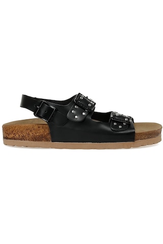 Nine West Rıla 3fx Siyah Kadın Kalın Taban Sandalet 000000000101339590 Siyah