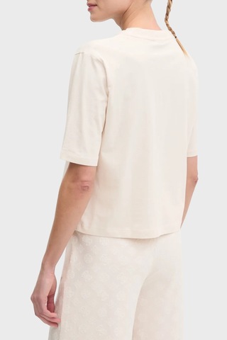 Guess Bayan T Shirt V4bı21 I3z14 G6k5 Ekru Ekru