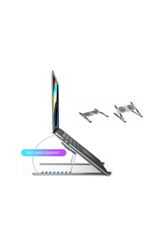 Cbtx P11f Katlanır Dizüstü Bilgisayar Masaüstü Tablet Dizüstü Bilgisayarlar İçin Tutucu 2 Soğutma Fanı İle
