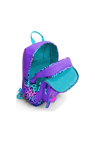 Coral High Mor Leopar Desenli Okul Sırt Çantası 23632