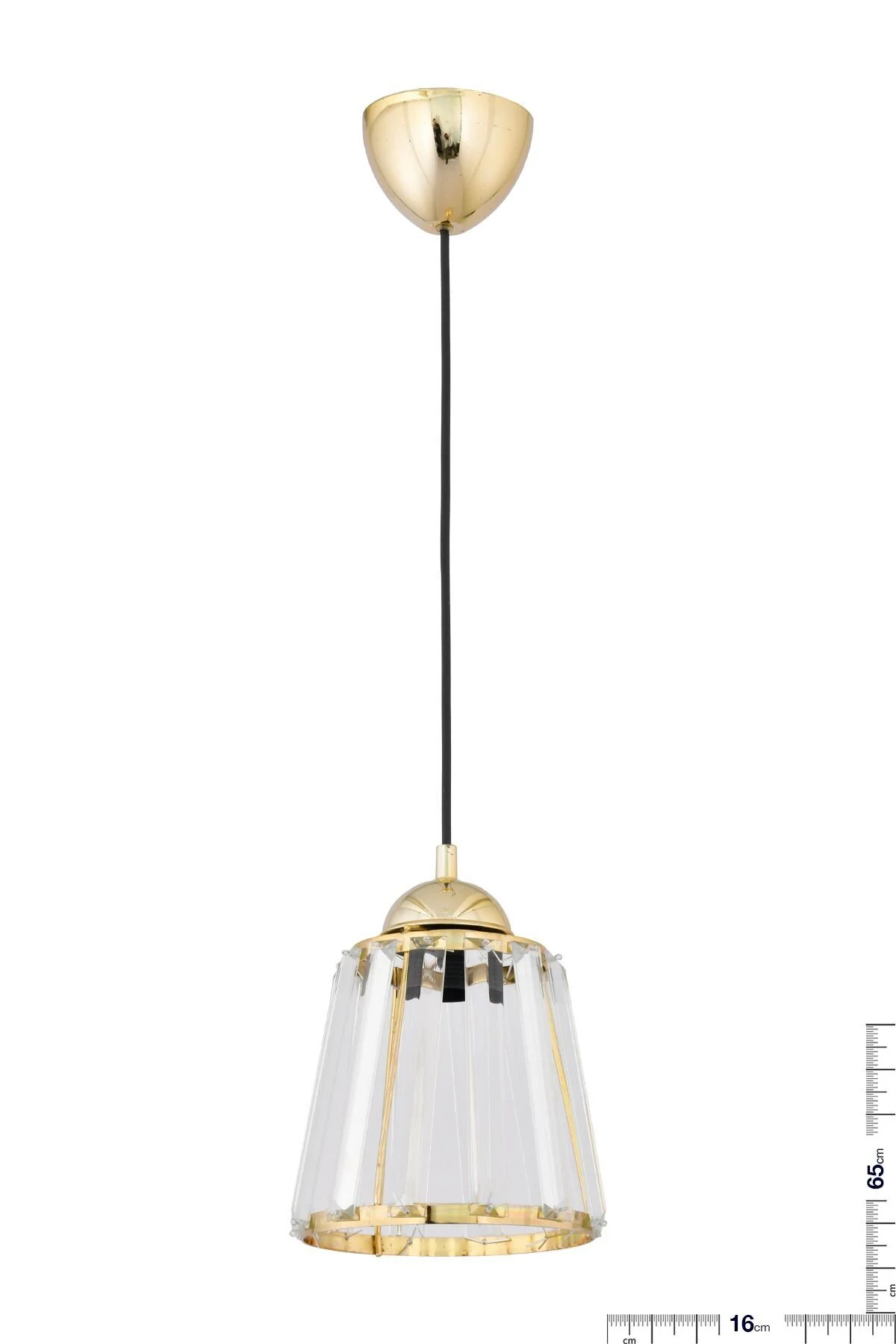 Mondi Gold Taşlı Tekli Avize Gold