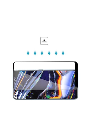 Thegencoo Oppo Reno 7 4g Uyumlu Kenarları Kırılmaya Dayanıklı Cam Ekran Koruyucu