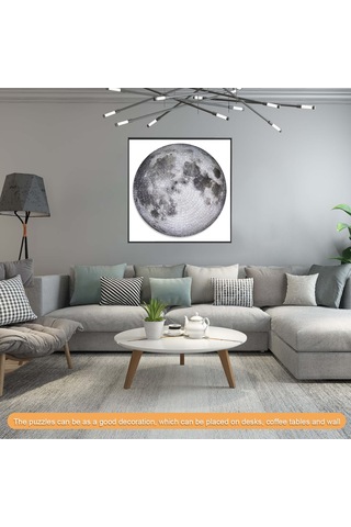 Xiyyadms Uzay Tema 1000 Parça Dıy Puzzle - Zeka Geliştirici Ev Dekoru - 67.6cm Çaplı Duvar Resmi