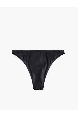 Koton Astarlı Asimetrik Kesim Bikini Altı Yılan Desenli 5sak00120mm Yılan Desenli