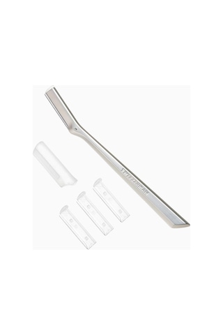 Tweezerman Facial Razor Yüz Tüyü Temizleme Aleti Yüz Temizleme Cihazları Silver