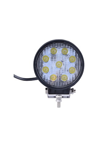 9 Led Yuvarlak Çalışma Lambası Off Road Traktör Tekne