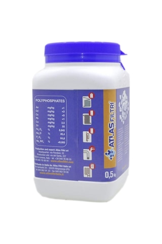 Atlas Silifoz - Kireç Önleyici Polifosfat 0,5 Kg - 06200080 - İtalyan