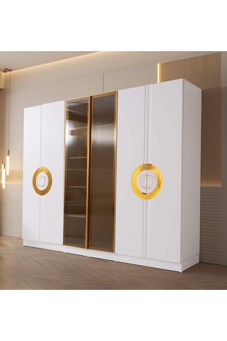 Florida 6 Kapaklı Gardırop %100 Mdf